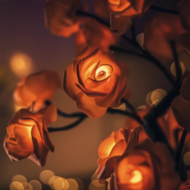 (š„HOT SALE NOW 49% OFF) - Forever Rose Tree Lamp
