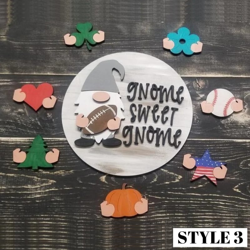 π 49% OFF π-Cute 3D Seasonal Interchangeable Gnome Door Hanger