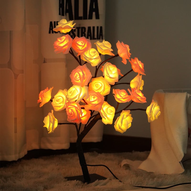 (š„HOT SALE NOW 49% OFF) - Forever Rose Tree Lamp