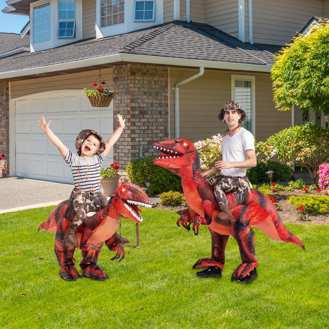 Halloween dinosaur masquerade special effects costume