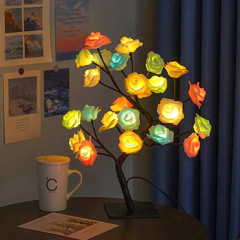 (š„HOT SALE NOW 49% OFF) - Forever Rose Tree Lamp