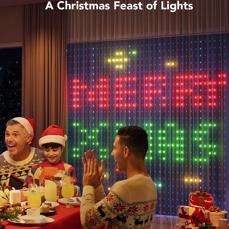 š„Hot SalešColor Waves LED Curtain Sync Lights