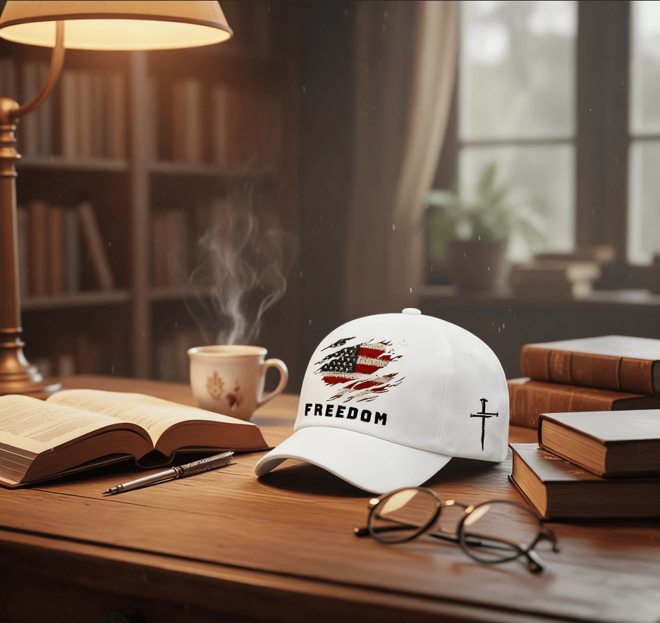 🔥LAST DAY 49% OFF - Unisex Freedom American Flag Print Baseball Cap