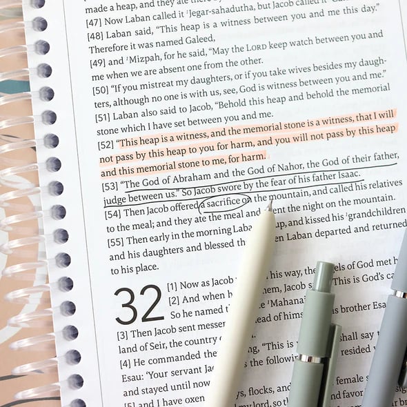 🔥 LAST DAY 49% OFF – 🙏🏼 The Bible In A Year: A 52-Week Journey Through God's Word (✨ Hardcover)