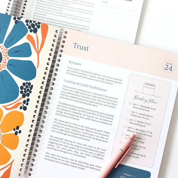 🔥 LAST DAY 49% OFF – 🙏🏼 The Bible In A Year: A 52-Week Journey Through God's Word (✨ Hardcover)