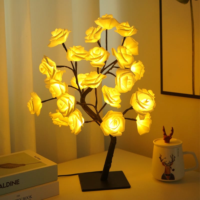 (š„HOT SALE NOW 49% OFF) - Forever Rose Tree Lamp