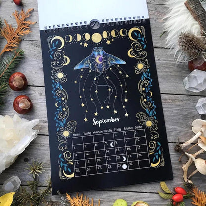 🔥Last Day 70% OFF-2023 Mysterious Animals Calendar  Dark Forest Lunar Calendar
