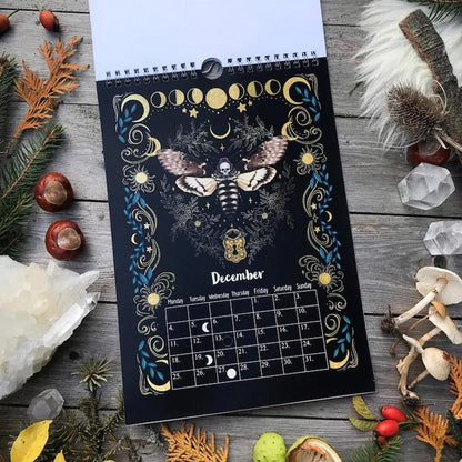 🔥Last Day 70% OFF-2023 Mysterious Animals Calendar  Dark Forest Lunar Calendar