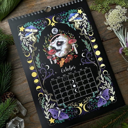 🔥HOT SALE 49% OFF - ✨Favorite paintings of the year- Calendar with moon phases📆