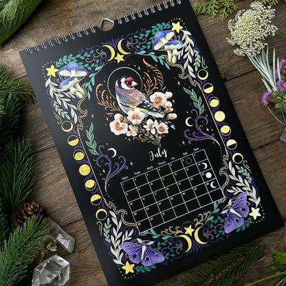 🔥HOT SALE 49% OFF - ✨Favorite paintings of the year- Calendar with moon phases📆