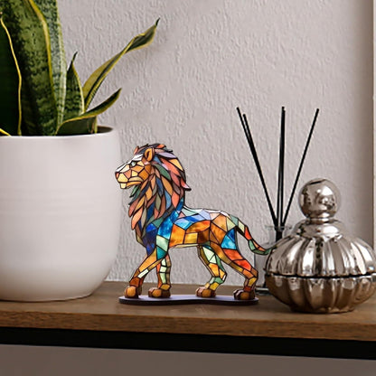Colored Acrylic Board Animal Sitting Desktop Ornaments - Buy 2 Free Shipping