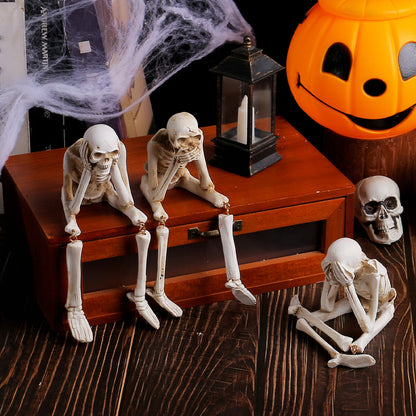🔥Last 3 hours — 60% off🔥Halloween Decorations, Skeleton Statue Set