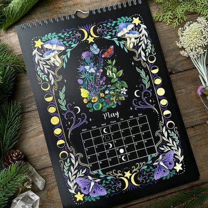 🔥HOT SALE 49% OFF - ✨Favorite paintings of the year- Calendar with moon phases📆