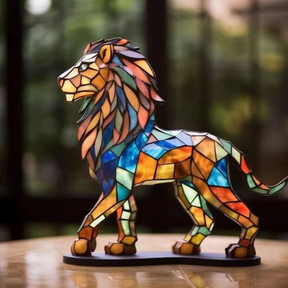 Colored Acrylic Board Animal Sitting Desktop Ornaments - Buy 2 Free Shipping