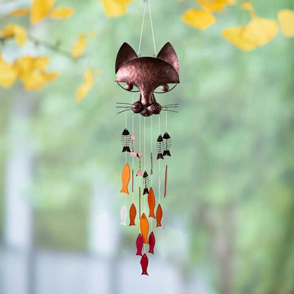 🔥HOT SALE🔥Handicraft Metal Fun Catfish Wind Chime🎐