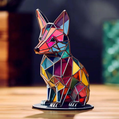 Colored Acrylic Board Animal Sitting Desktop Ornaments - Buy 2 Free Shipping