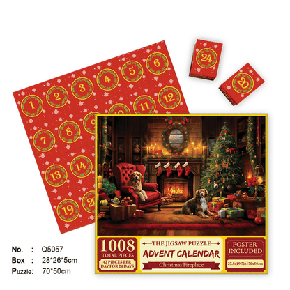 🎄Christmas Advent Calendar Jigsaw Puzzle 🧩[beautiful package]
