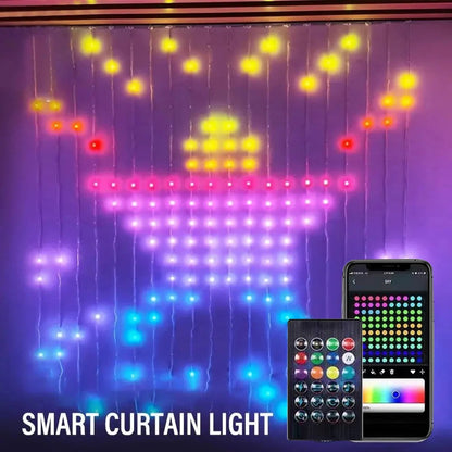 🔥Hot Sale🎁Color Waves LED Curtain Sync Lights