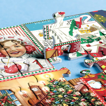 🎄Christmas Advent Calendar Jigsaw Puzzle 🧩[beautiful package]