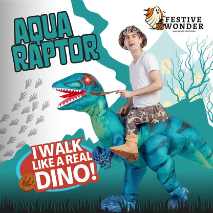 Inflatable Dinosaur Costume Halloween Costumes Funny Blow up Costume for Party Cosplay Clothing Set