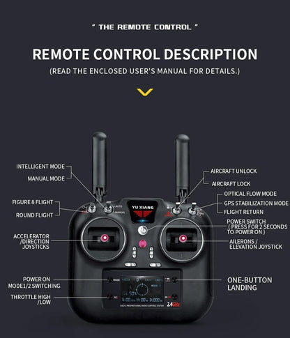 🔥 HOT SALE 49% OFF ✨ Yu Xiang F09H Sea Hawk UH-60 RC Helicopter with GPS Smart Control System